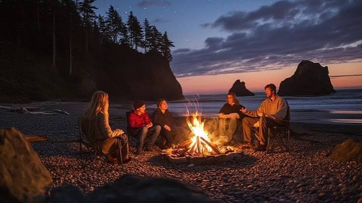 Evening Bonfire
